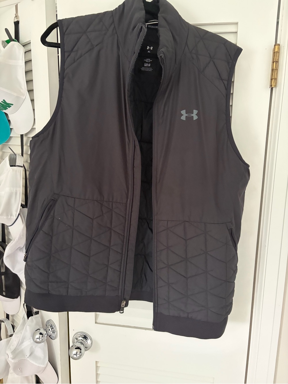 Under Armour Black ColdGear Quilted Vest